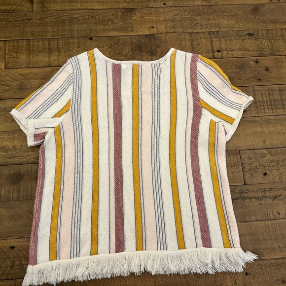 Madewell Women’s Blakley Stripe Sweater Tee - Size Medium - Picture 3 of 5